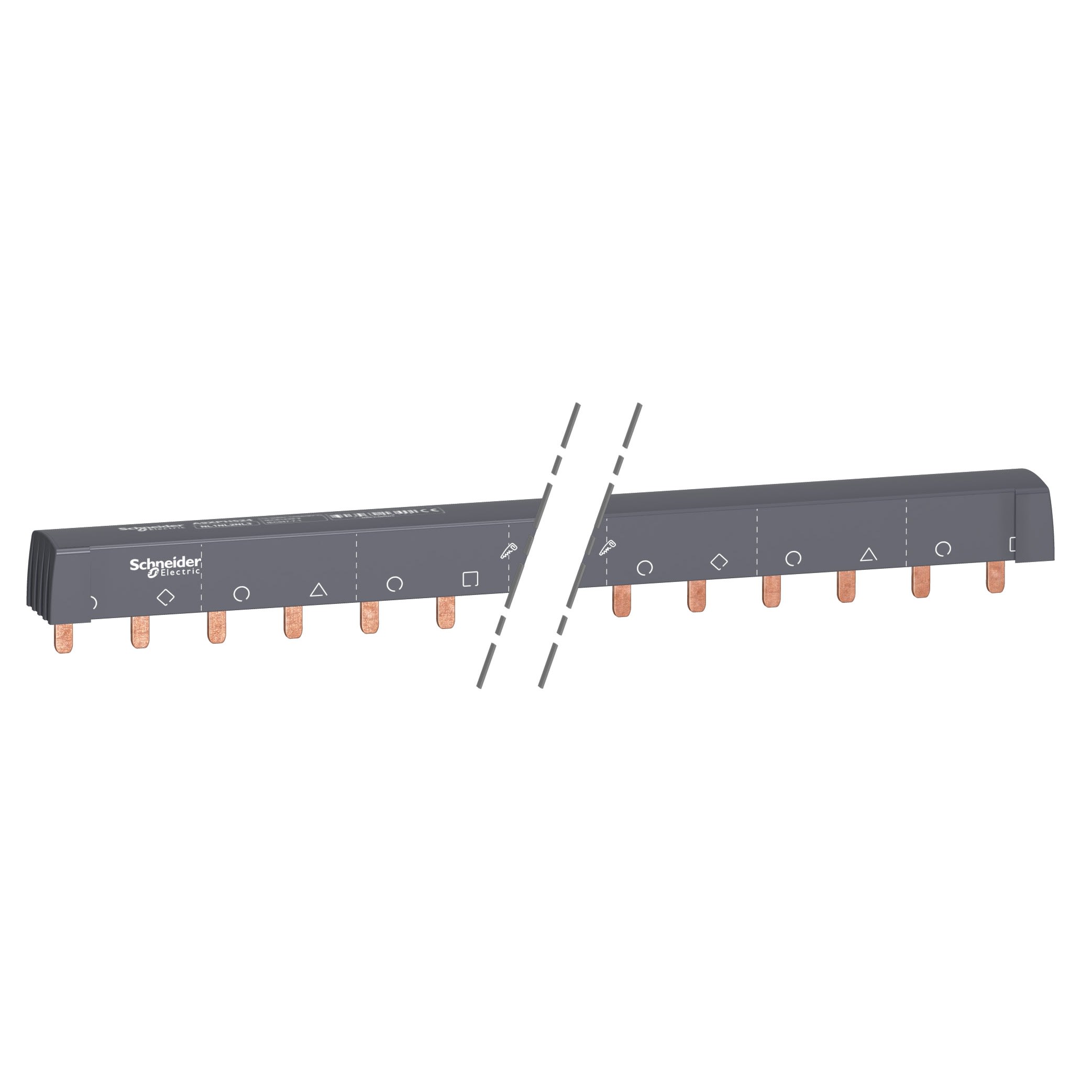 Schneider Electric - Reconditionné - Acti9 iC60 - peigne à dents - 3 x N+P - 100A- 24 modules de 18mm