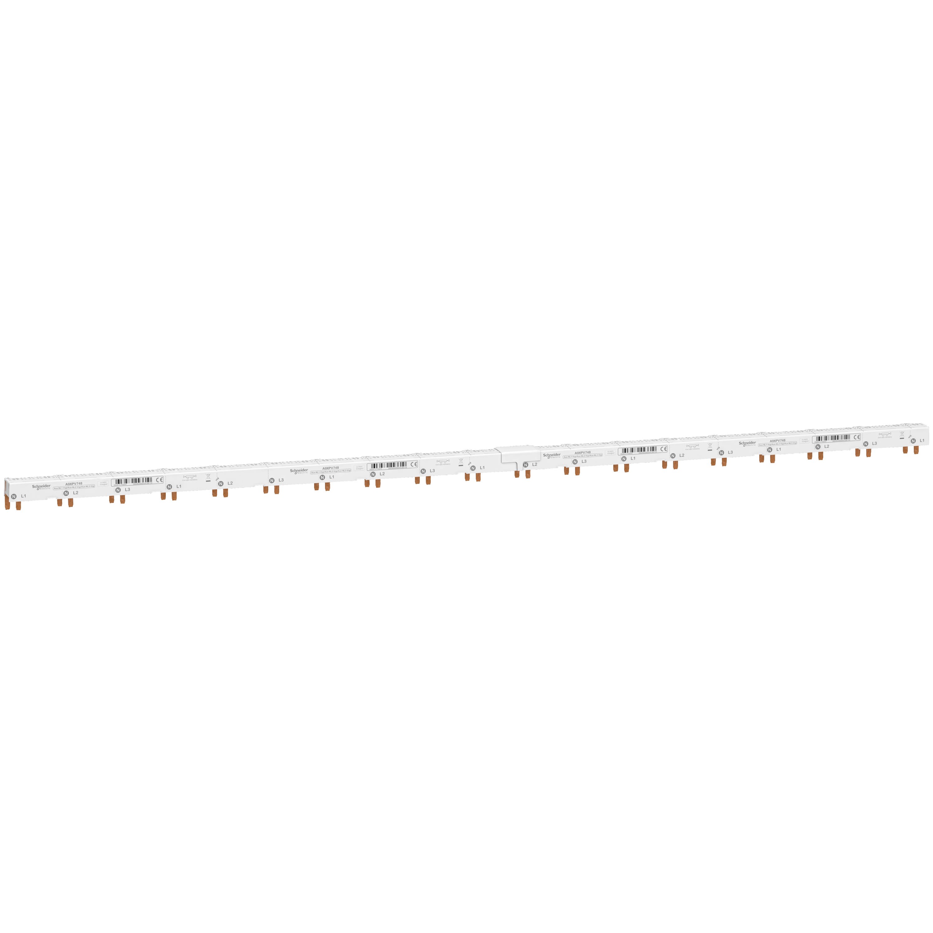 Schneider Electric - Reconditionné - Acti9 iDT40 - Répart horizontal - 3P+N Aux et Vigi 9mm - 48 mod