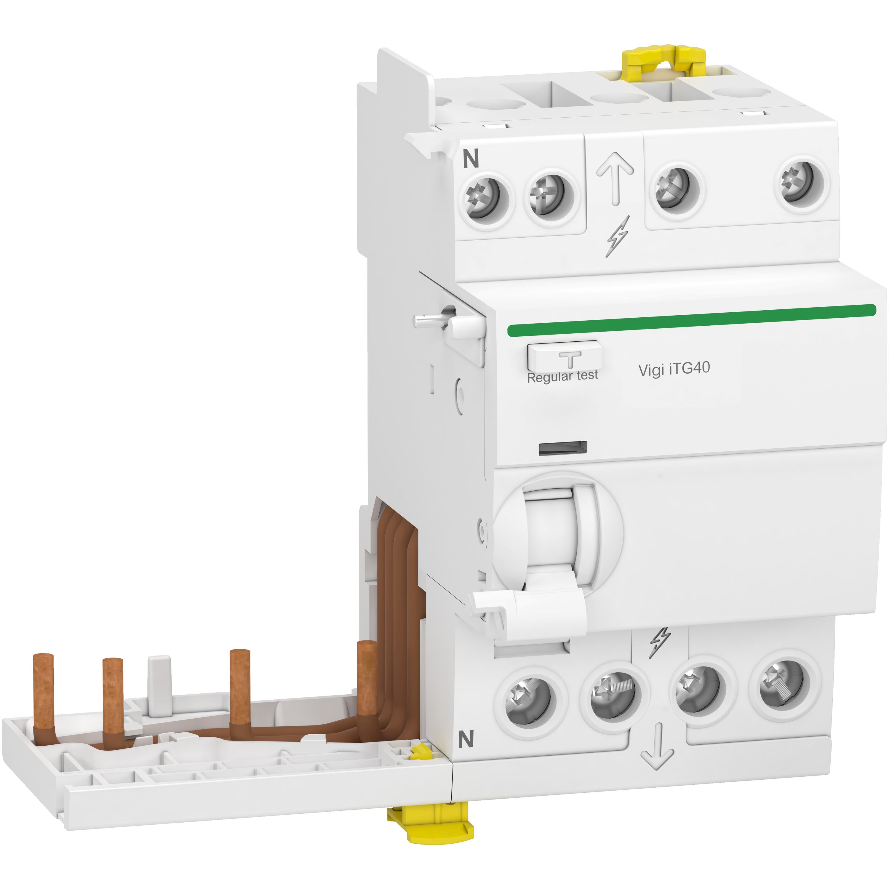 Schneider Electric - Reconditionné - Acti9 iTG40 - Bloc dif. Vigi Tête de groupe 3P+N 40A 300mA - AC