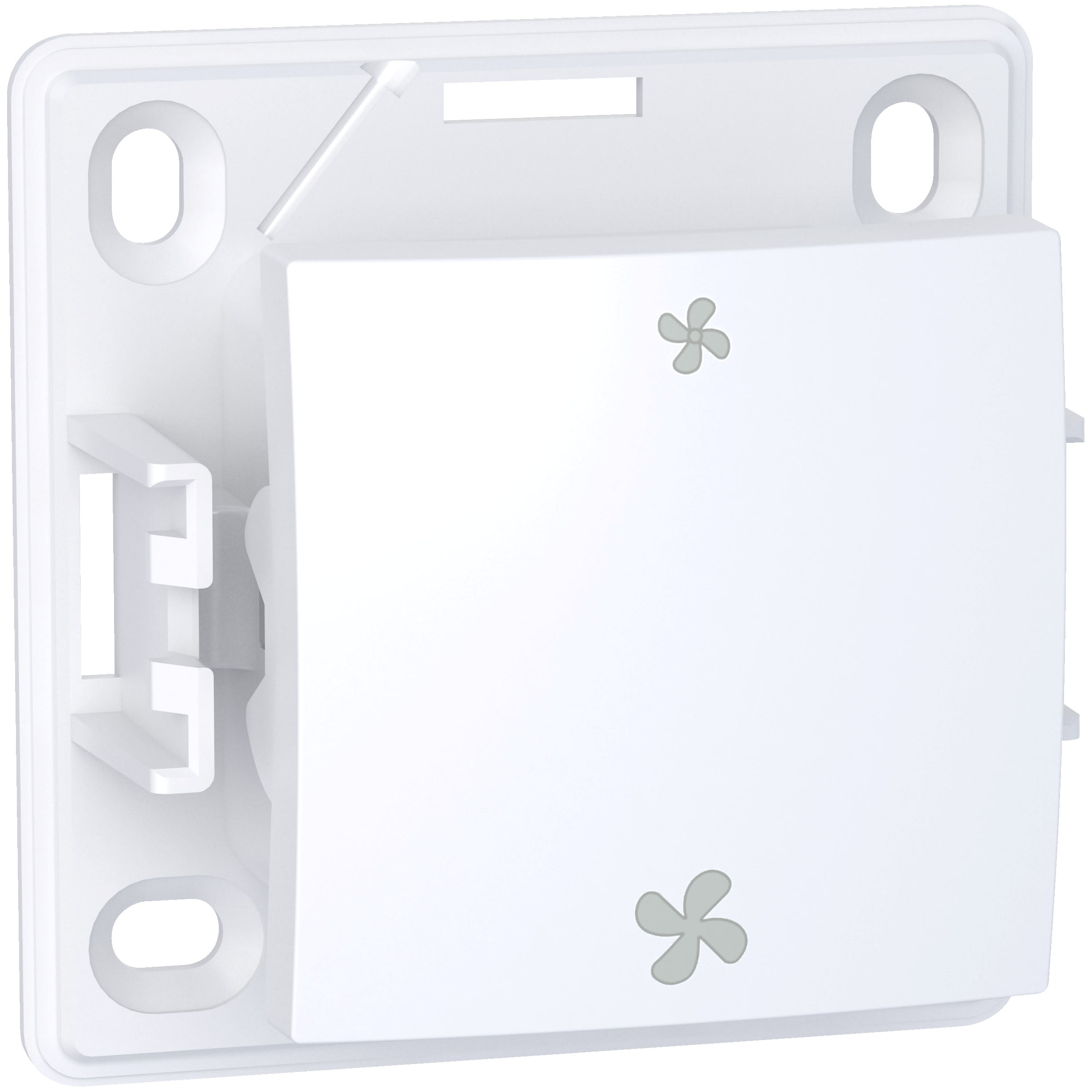 Schneider Electric - Reconditionné - Alréa, Commande VMC sans position arrêt, blanc polaire