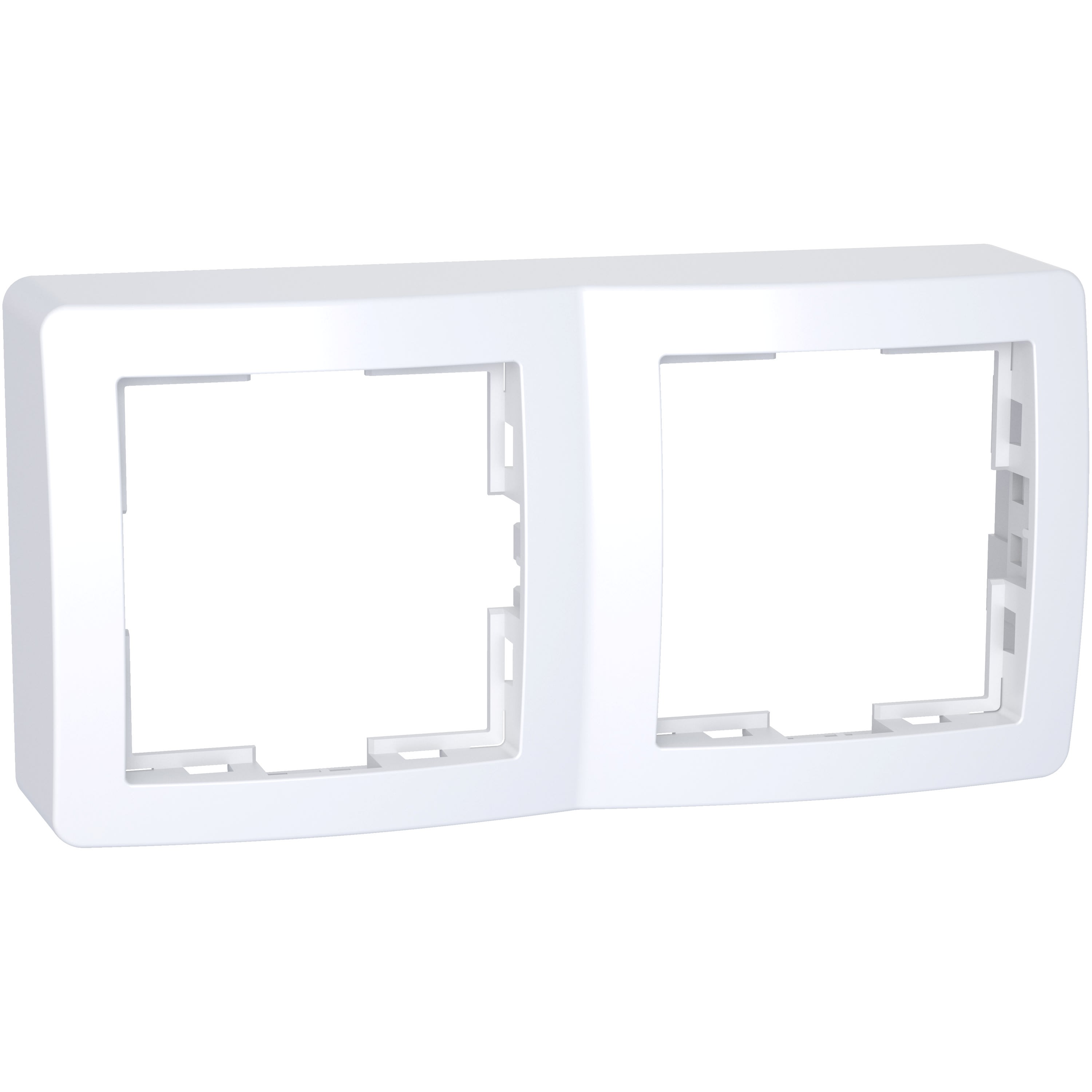 Schneider Electric - Reconditionné - Alréa - Cadre saillie standard double 62x124mm profondeur 31mm
