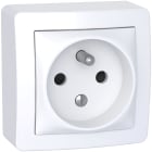 Schneider Electric - Reconditionné - Alréa - prise de courant - 2P+T - complet - blanc polaire