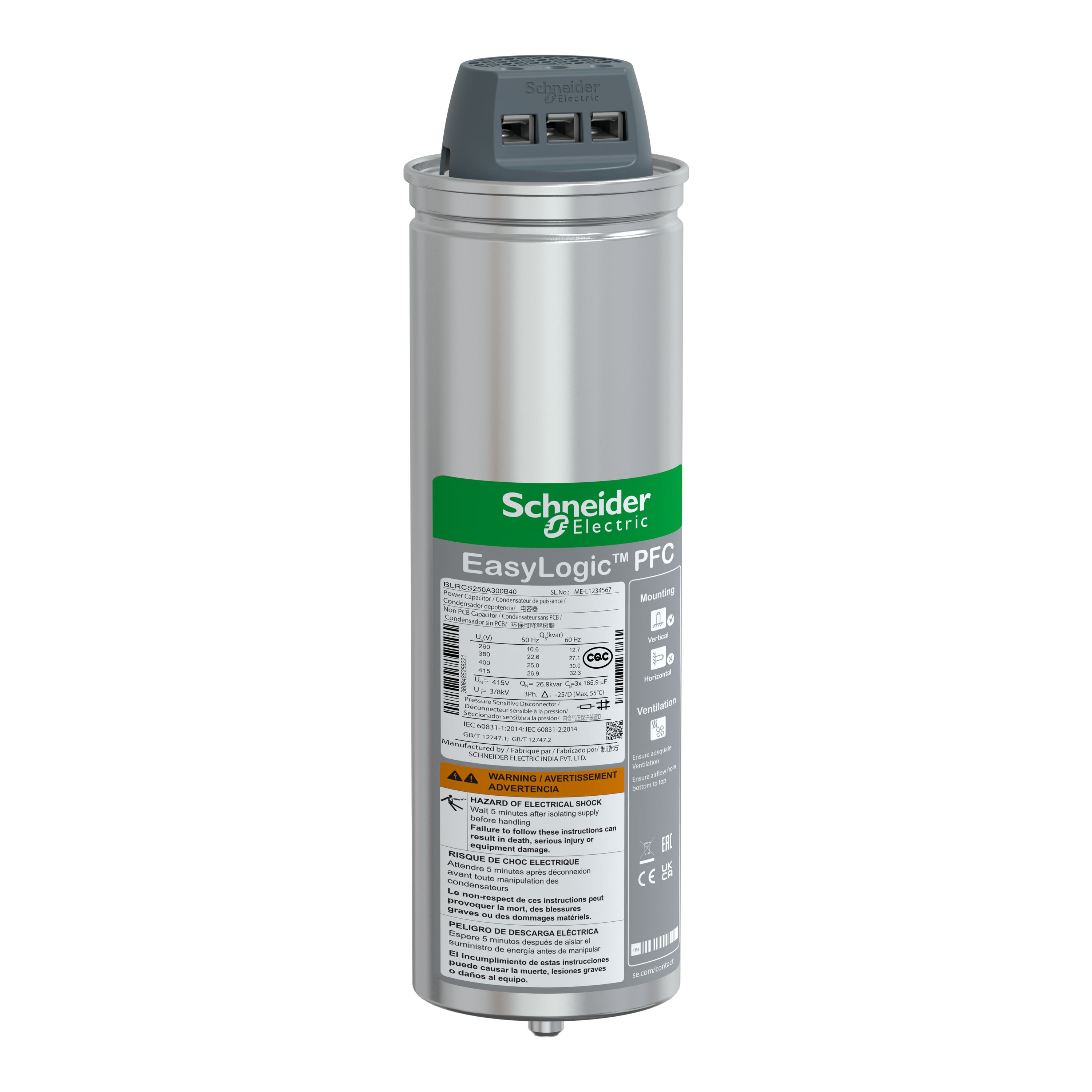 Schneider Electric - Reconditionné - VarPlusCAN condensateur SDY 25kvar 400V