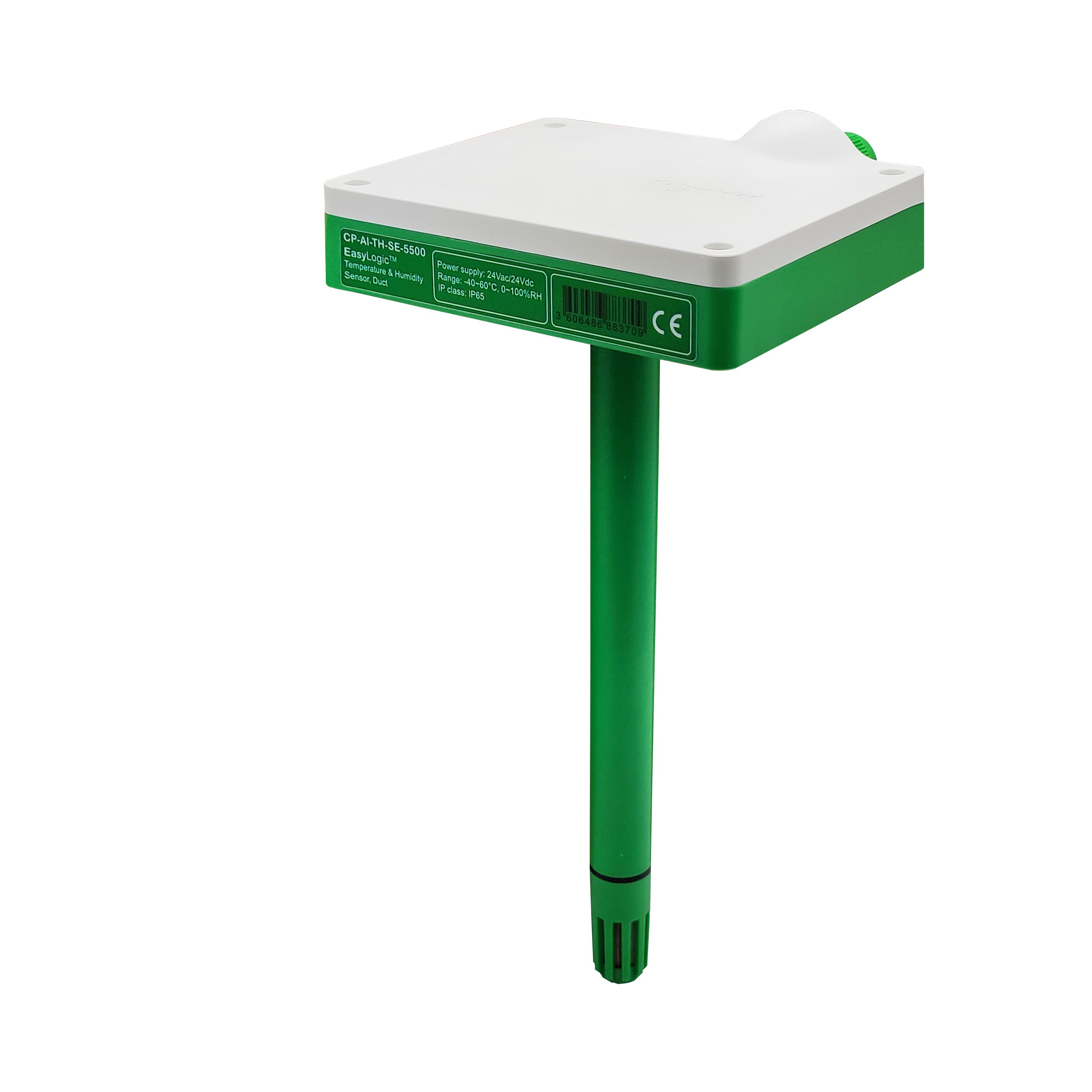 Schneider Electric - EasyLogic Capteur de gaine analogique Temperature PT1000/NT + Hygrométrie 2%