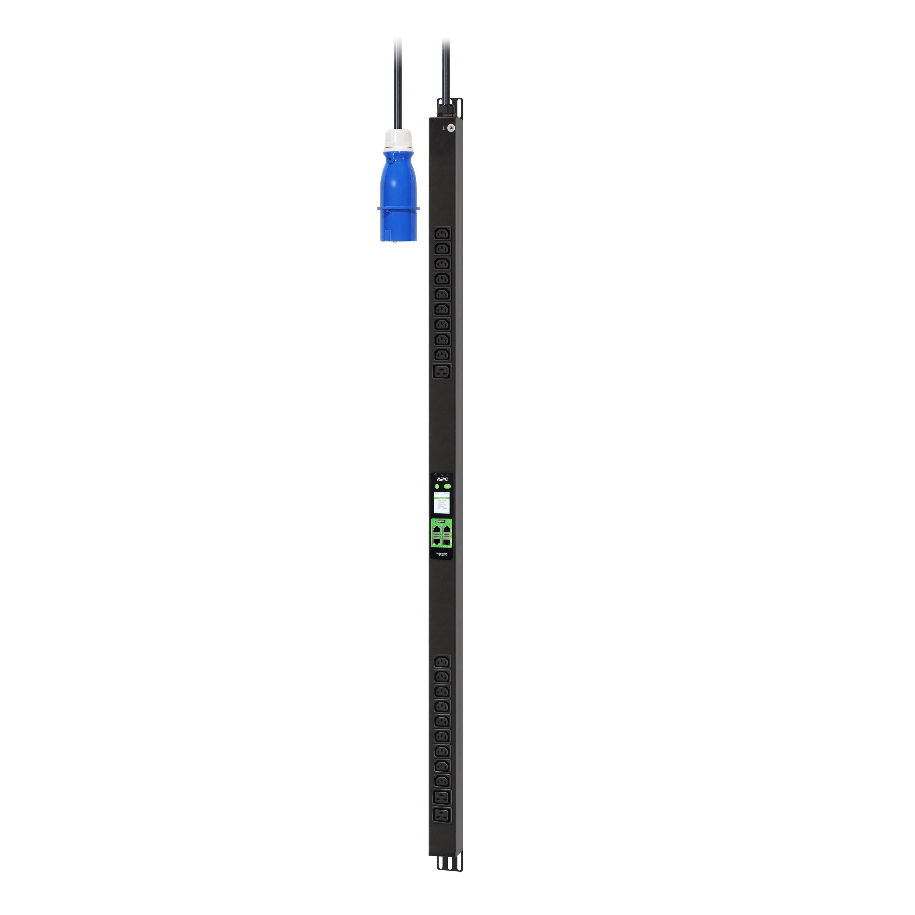 Schneider Electric - EASY rack PDU 3,7 kw mesuré, 0U,monophasé 230V, 16A, 18C13, 3C19, NMC3