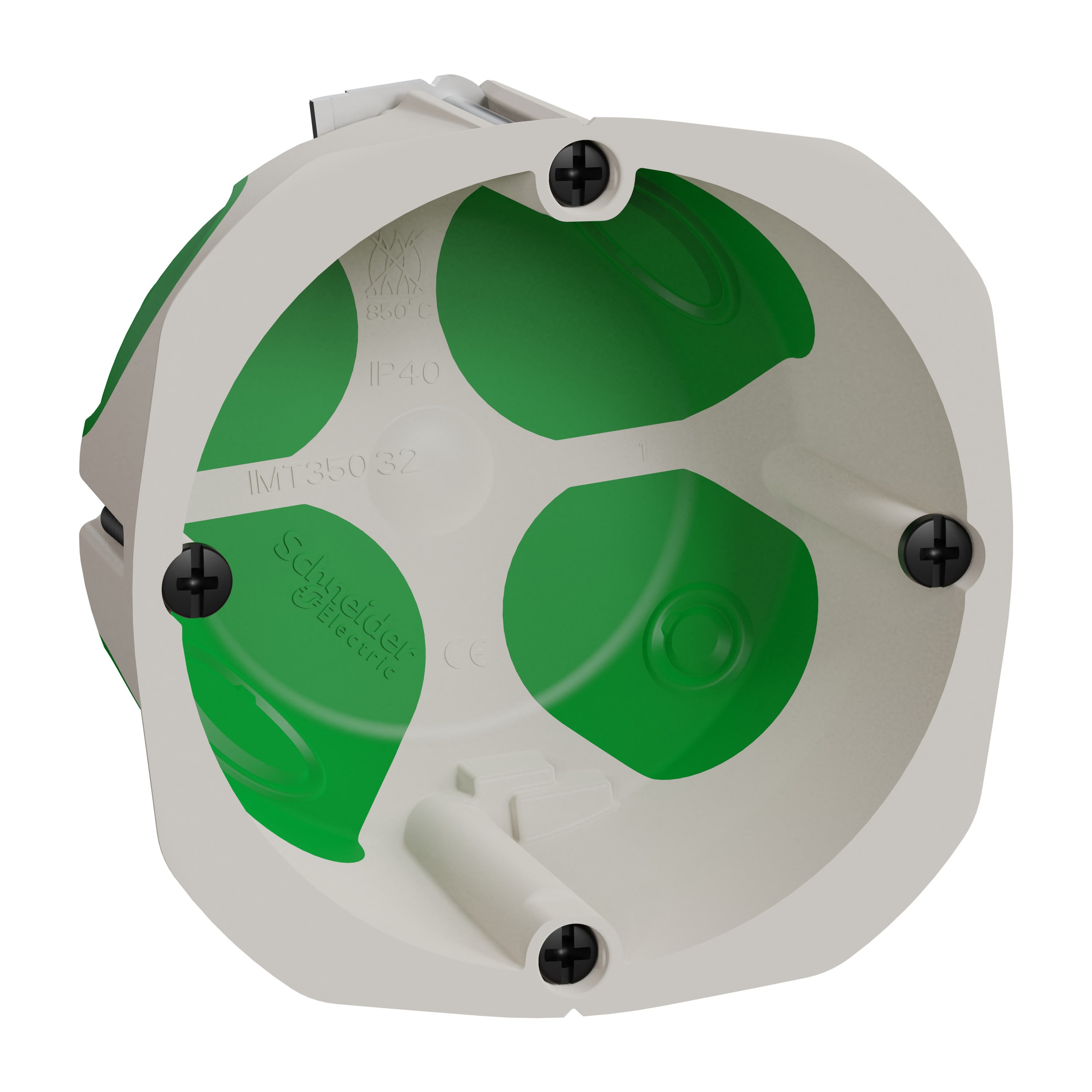 Schneider Electric - Reconditionné - Multifix Air boîte étanche 1 poste diamètre 67mm profondeur 47mm