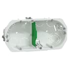 Schneider Electric - Reconditionné - Multifix-boîte d'encast. -Ø 67mm-prof 40mm -2postes entraxe 71mm