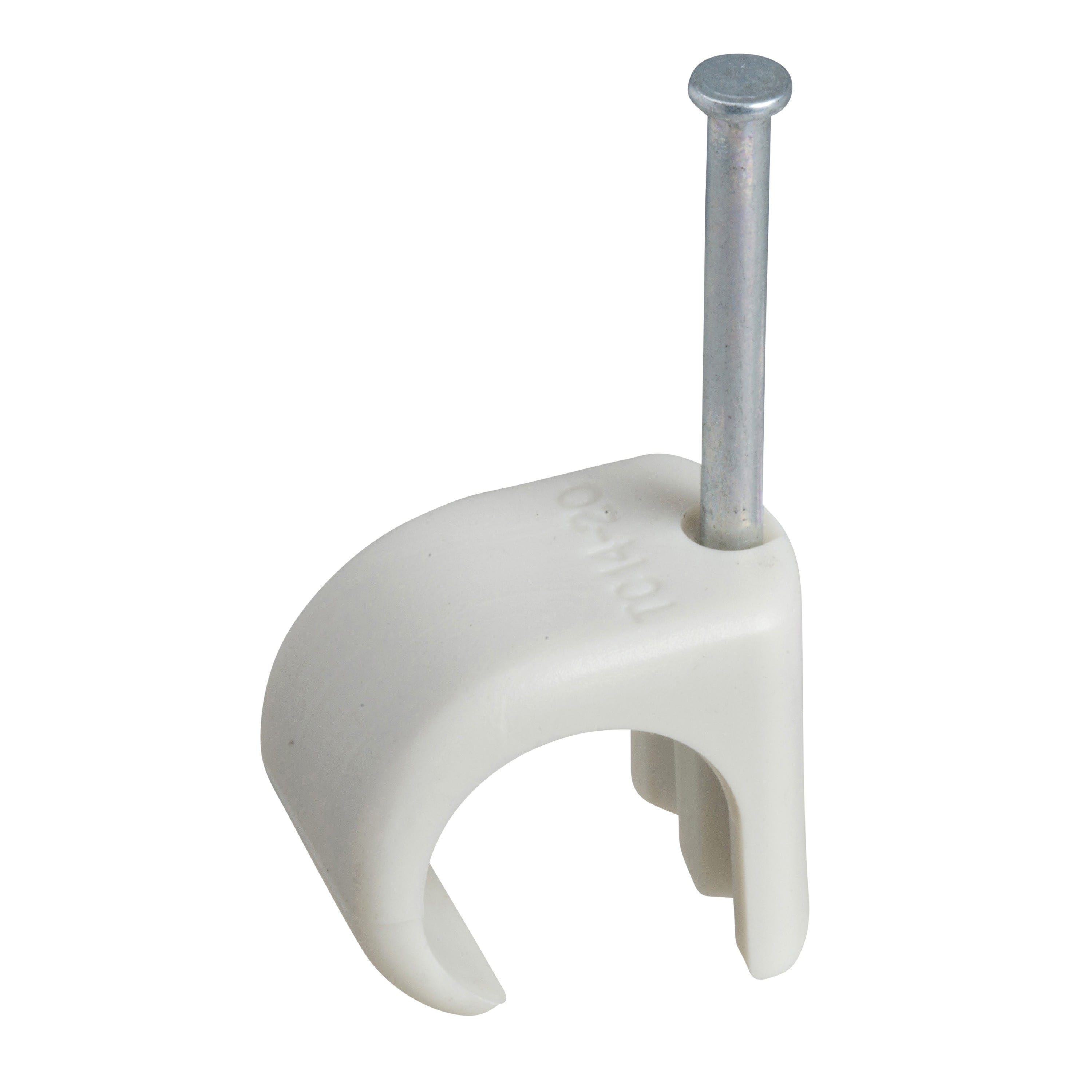 Schneider Electric - Reconditionné - Mureva Fix- Clip à clou conduit Ø14-20mm - clou Ø2,5-L35mm- gris