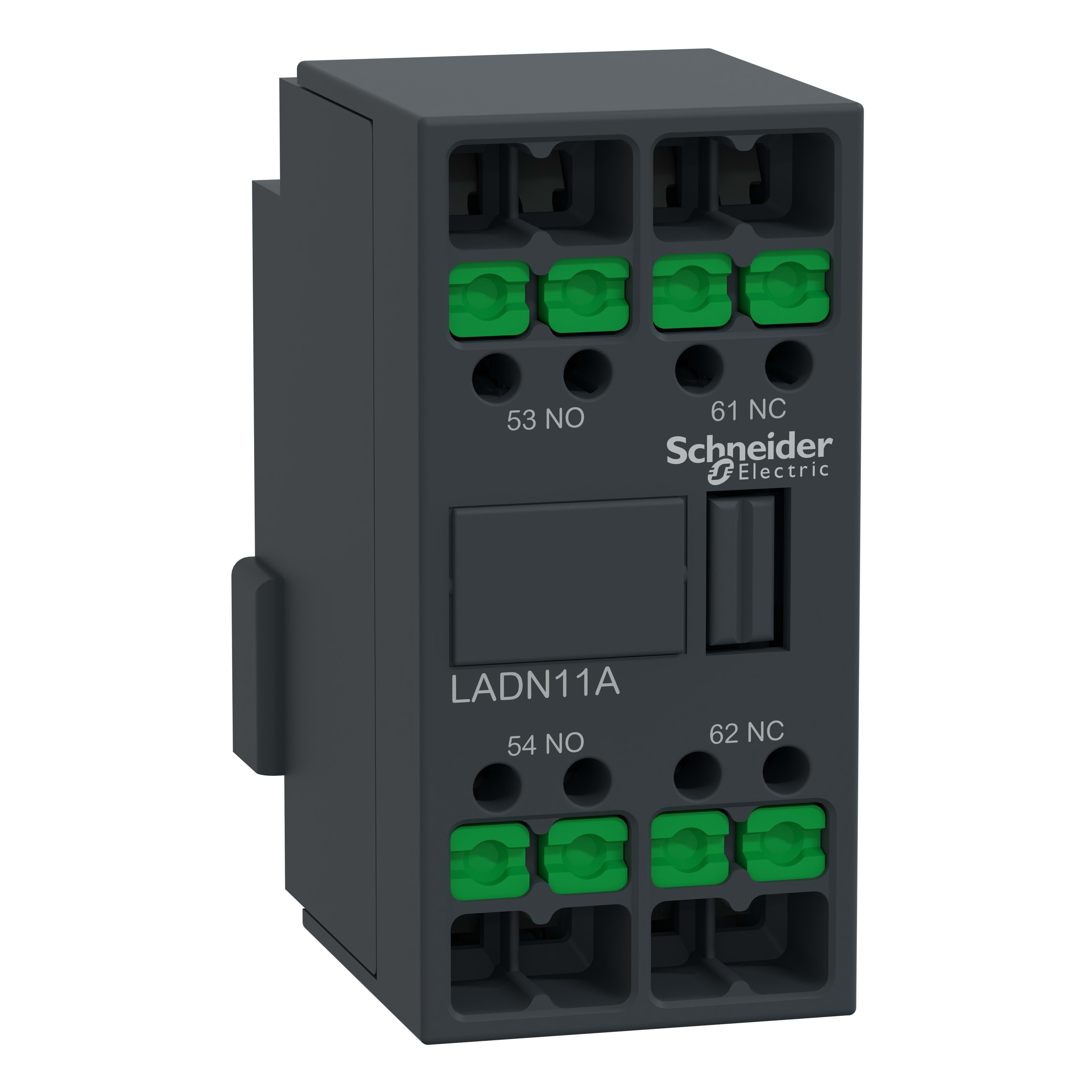 Schneider Electric - TeSys LAD - Snap In - bloc contacts auxiliaires frontaux - 1F+1O