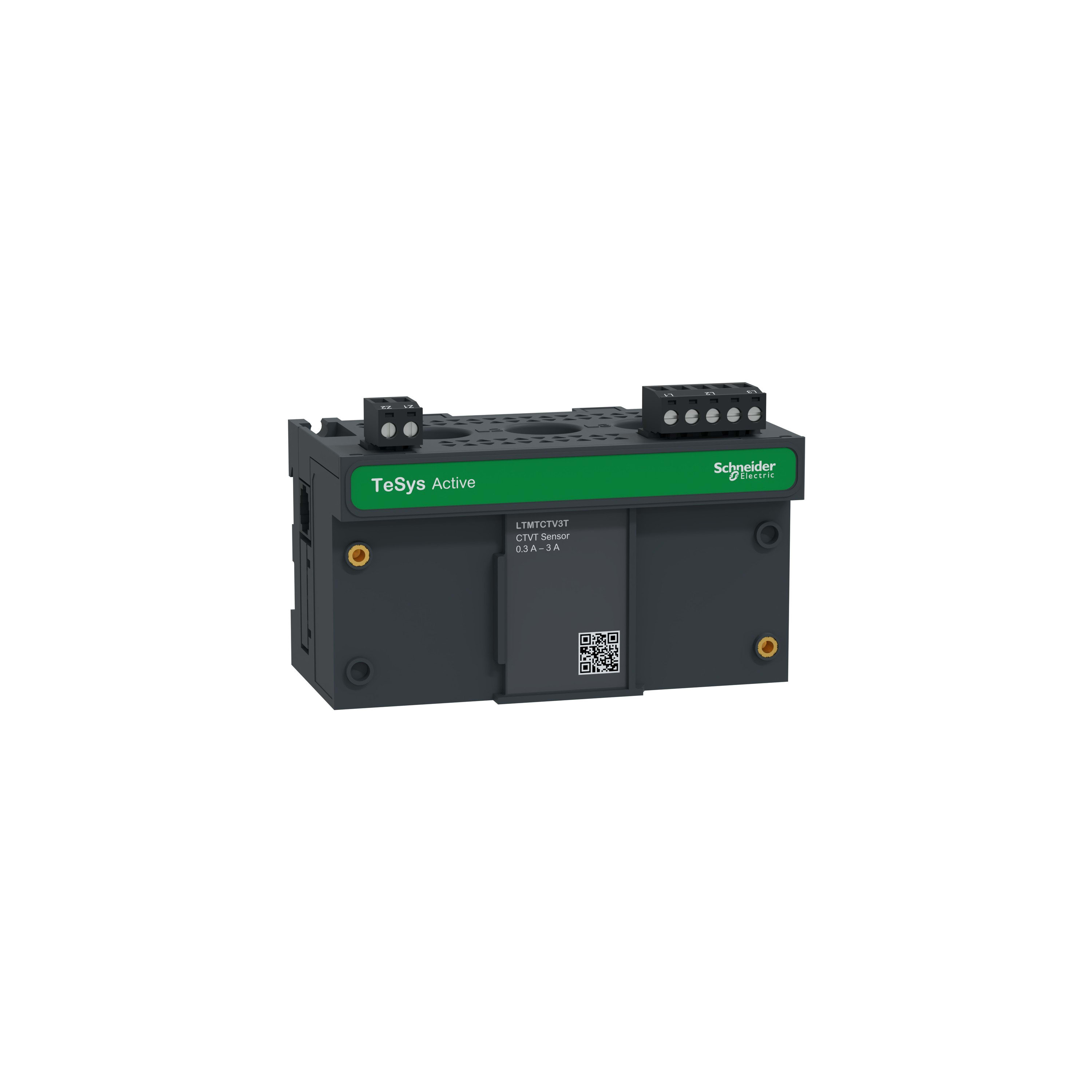 Schneider Electric - TeSys Tera -Capteur Courant & Tension TeSys Tera, CTVT, 0,3 à 3A. Horizontal