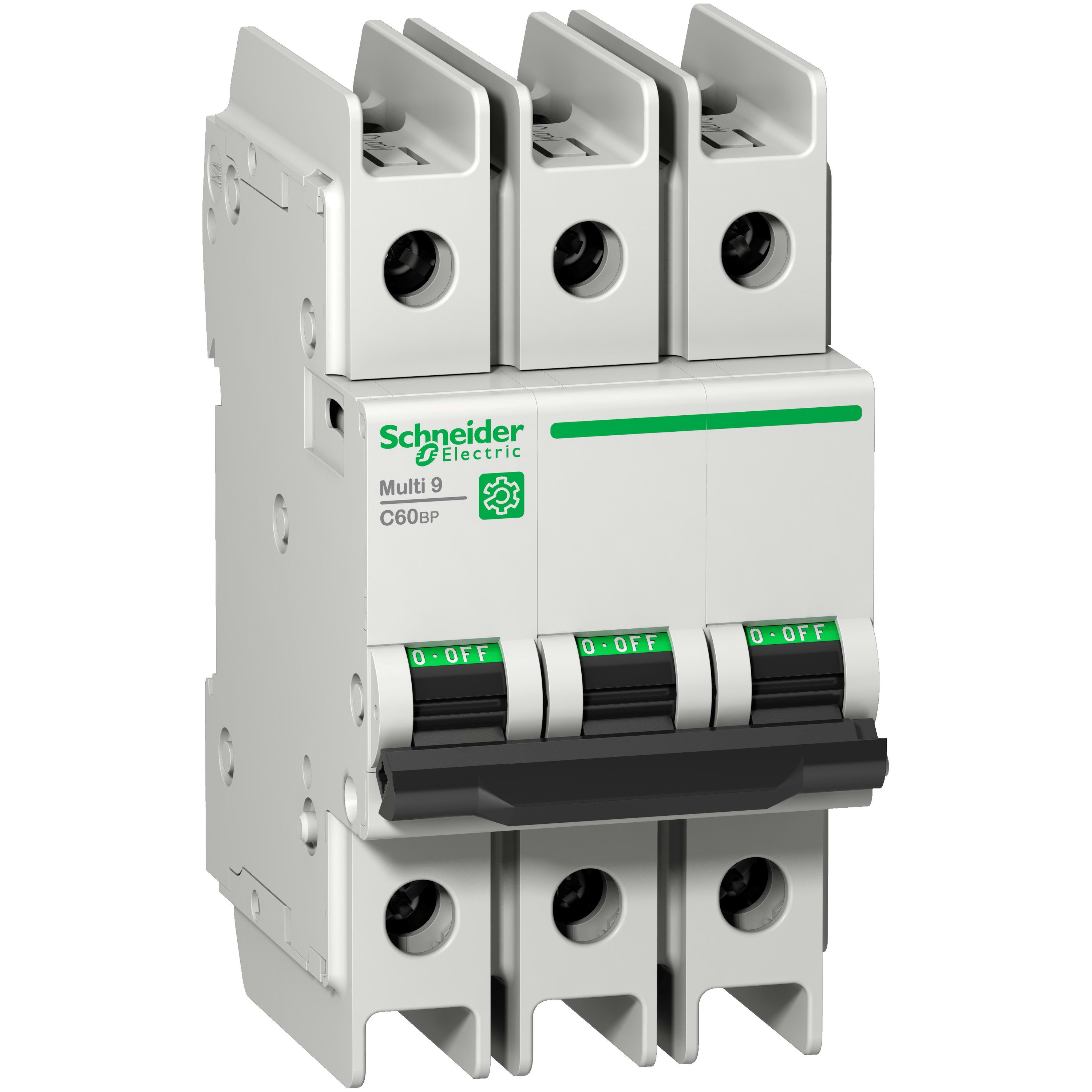 Schneider Electric - Reconditionné - Multi9 C60BP - disj - 3P - courbe C - 15A - 10kA-480Y/277V-UL489