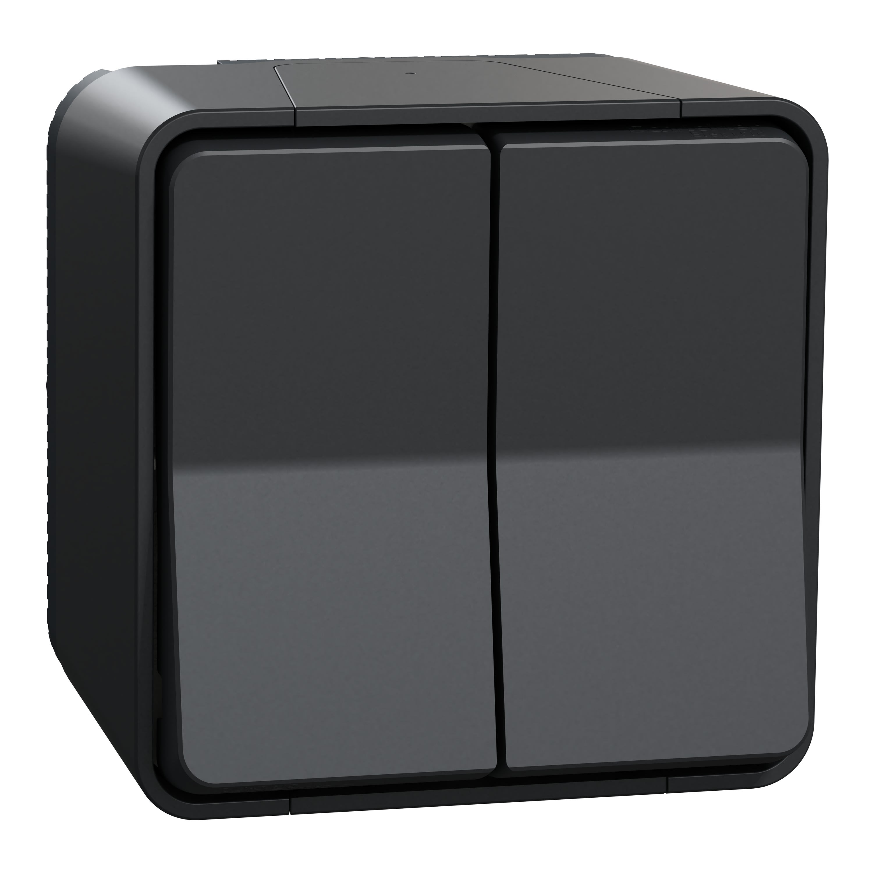 Schneider Electric - Reconditionné -MurevaStyl Double va et vient saillie IP55 IK08 connex. auto gris