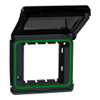 Schneider Electric - Reconditionné -Mureva Styl -Adaptateur pour fonction 45X45 compo. IP55 IK07 gris