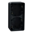 Schneider Electric - Reconditionné - Mureva Styl - Boîte 2 postes verticale saillie - IP55- IK08 gris