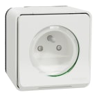 Schneider Electric - Reconditionné - Mureva Styl - Prise 2P+T - saillie - IP55 IK08 - auto - blanc