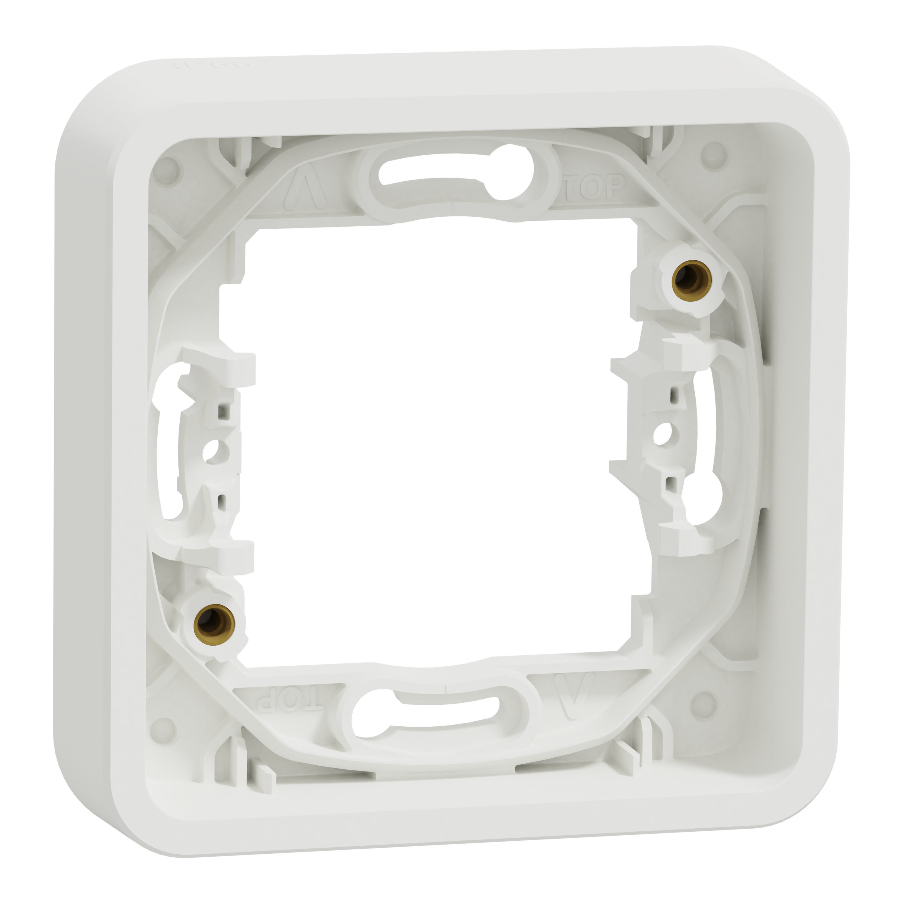 Schneider Electric - Reconditionné - Mureva Styl - Cadre 1 poste - encastré - IP55 - IK08 - blanc