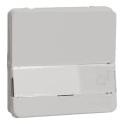Schneider Electric - Reconditionné - Mureva Styl - Bouton poussoir etiquette compo. -IP55 IK08- blanc