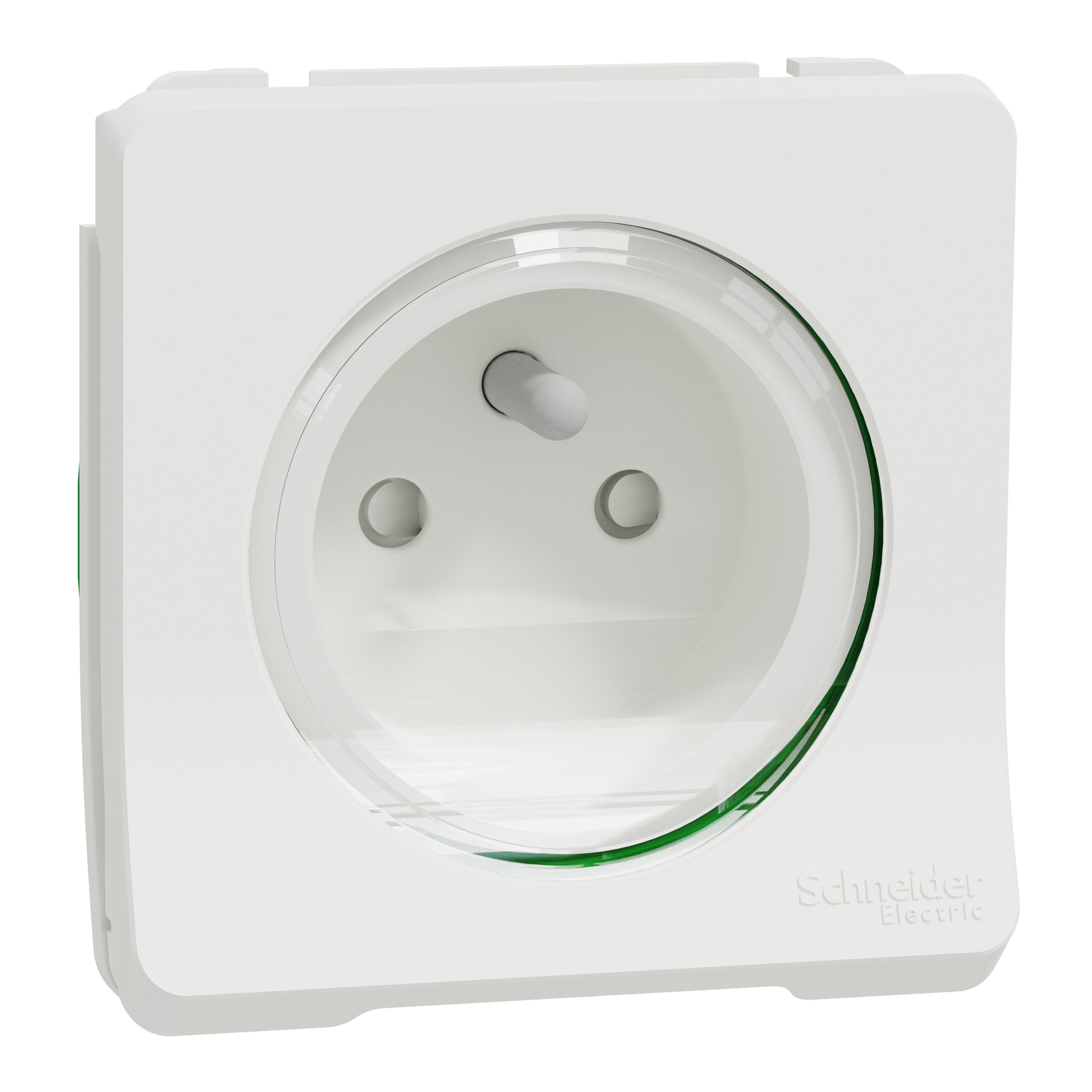 Schneider Electric - Reconditionné - Mureva Styl - Prise 2P+T - composable - IP55 IK0 - auto - blanc