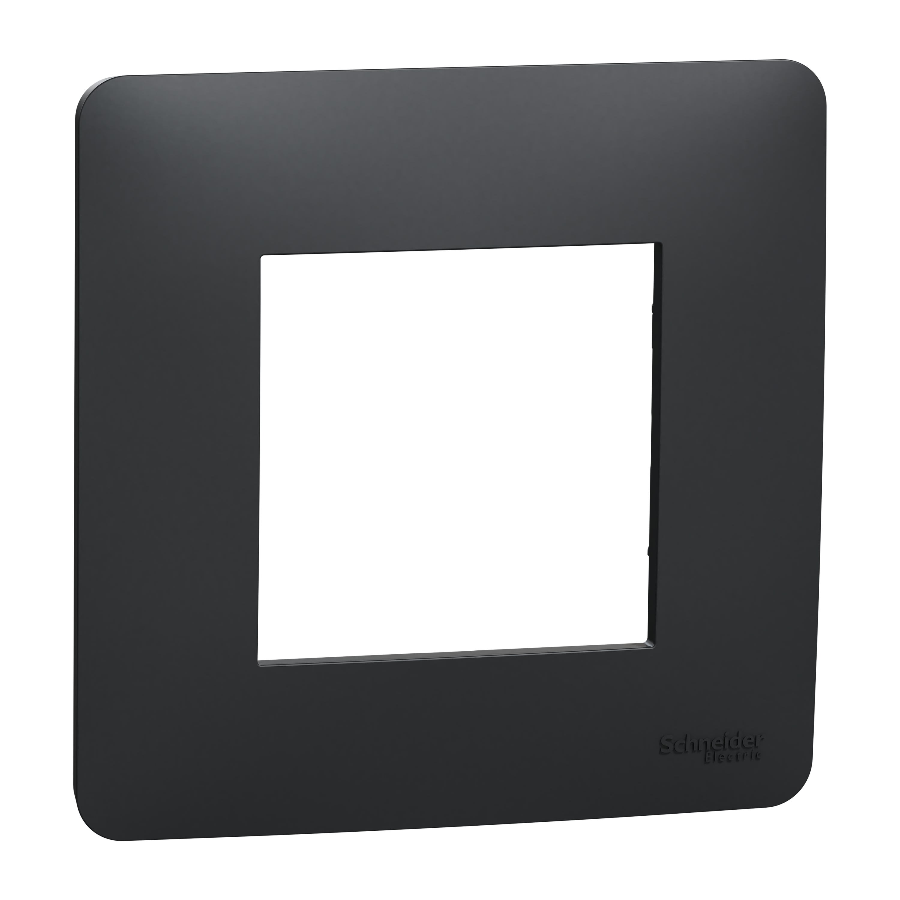 Schneider Electric - Reconditionné - Unica Studio - plaque de finition - Anthracite - 1 poste
