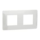 Schneider Electric - Reconditionné - Unica Studio - plaque de finition - Blanc - 2 postes