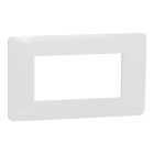 Schneider Electric - Reconditionné - Unica Studio - plaque de finition - Blanc - 4 modules