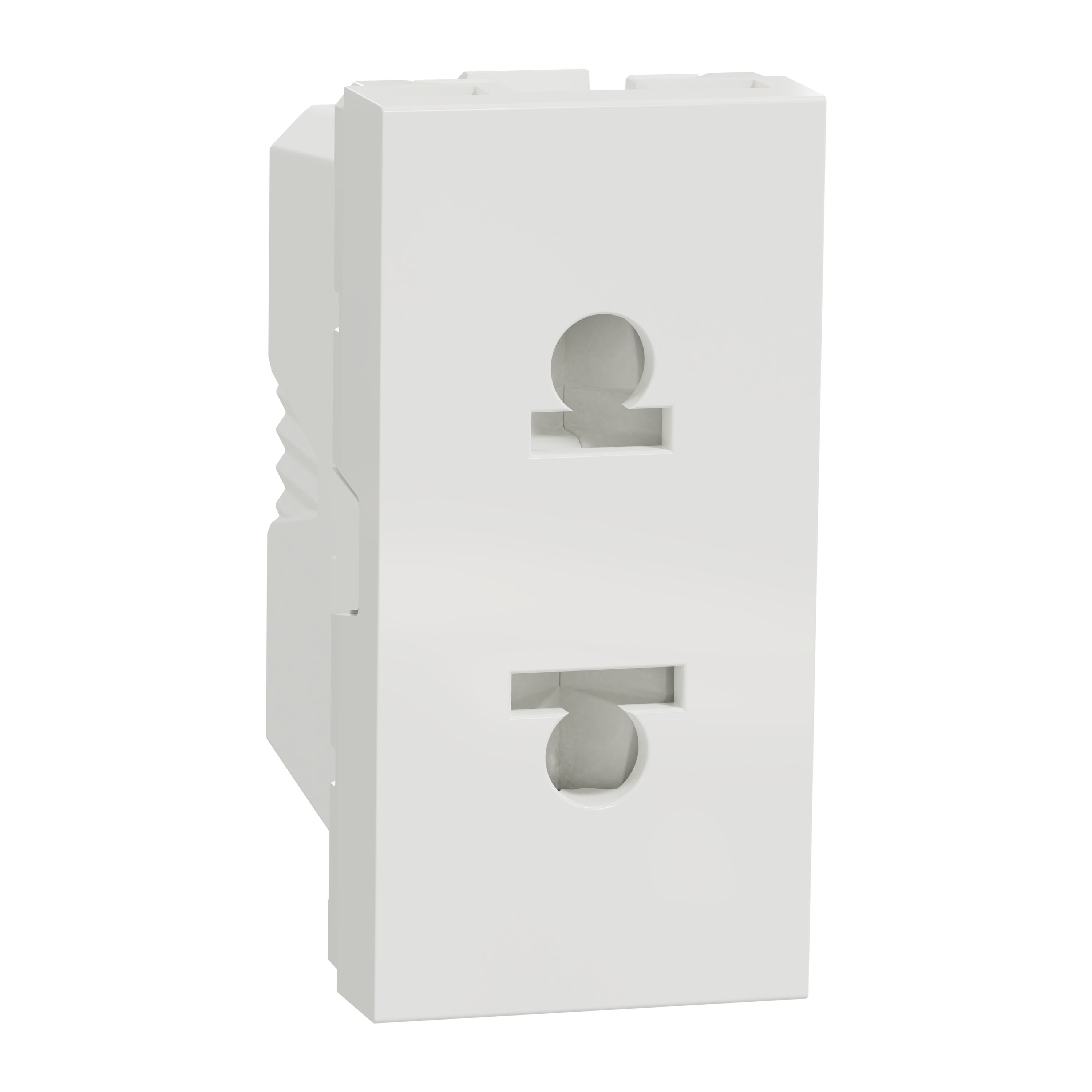 Schneider Electric - Reconditionné - Unica - prise euroamericaine - 2P - 1 mod - Blanc - méca seul