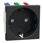 Schneider Electric - Reconditionné - Unica prise 2P+T - DE - connexion rapide- Anthracite - méca seul