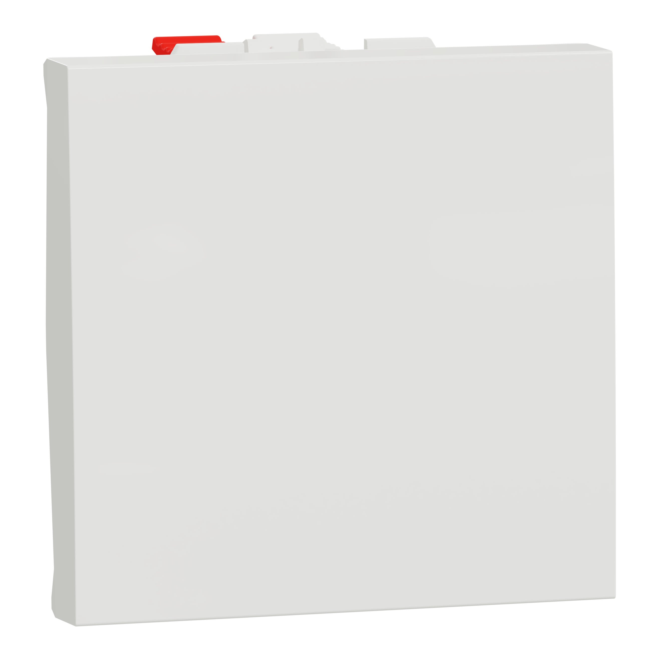 Schneider Electric - Reconditionné - Unica - bouton-poussoir NO- 10A rapide - 2mod - Blanc- méca seul