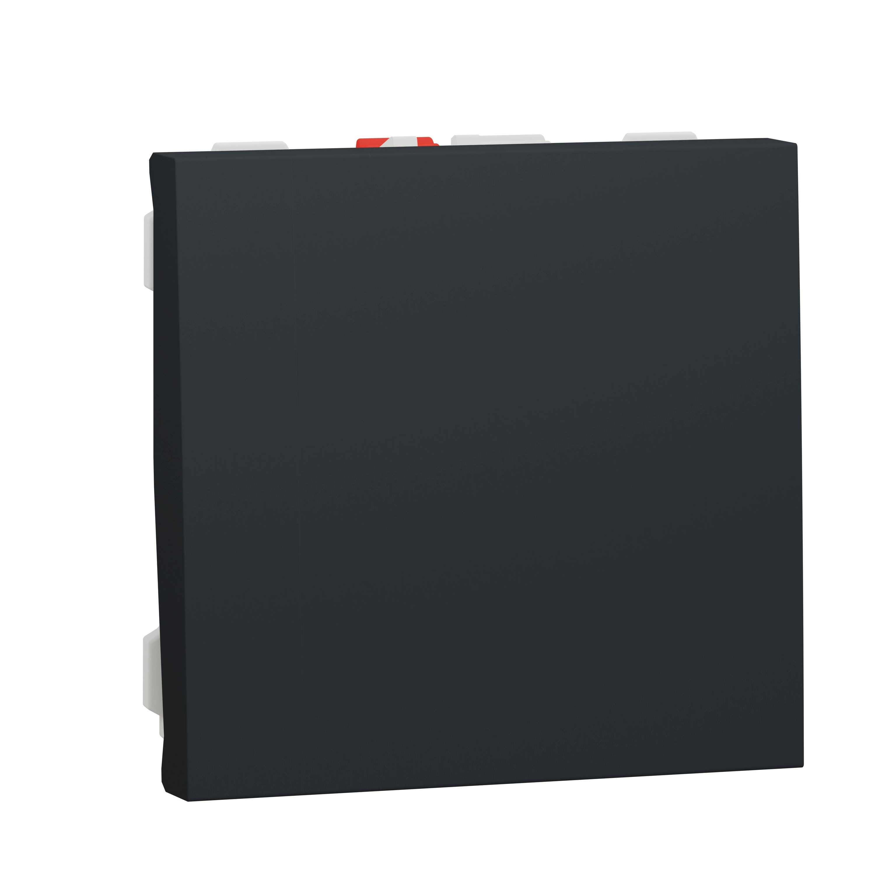 Schneider Electric - Reconditionné - Unica - bouton-poussoir NO- 10A rapide -2 mod- Anthra- méca seul