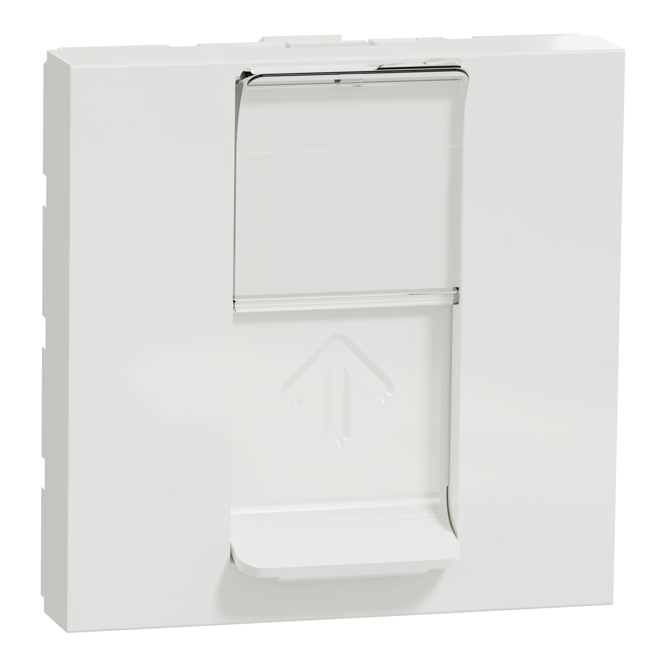 Schneider Electric - Reconditionné - Unica - prise RJ45 simple - cat 6 FTP- 2 mod - Blanc - méca seul