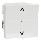 Schneider Electric - Reconditionné - Wiser Unica - interrupteur volet-roulant 4A-zigbee-blc méca seul