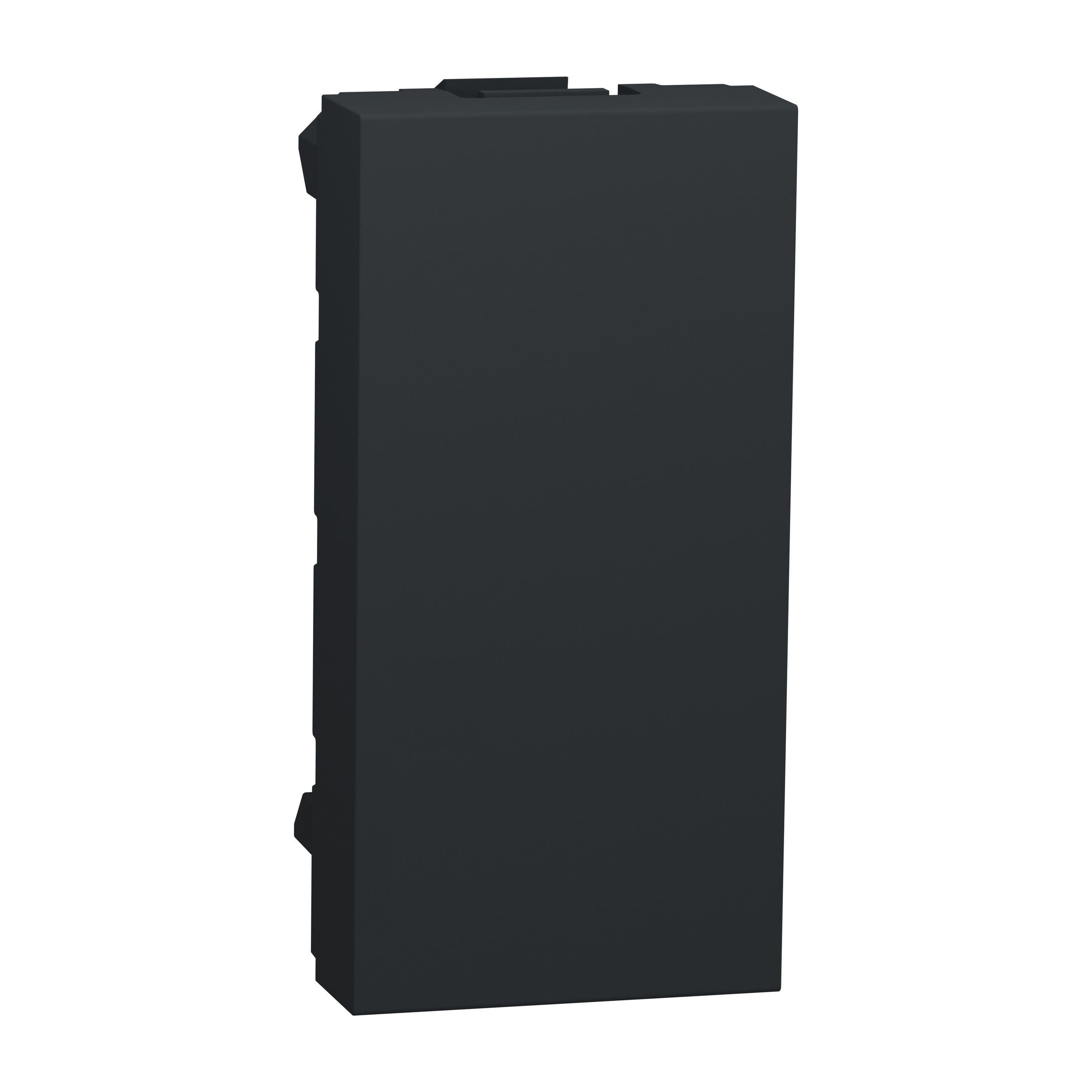 Schneider Electric - Reconditionné - Unica - obturateur - 1 module - Anthracite - mécanisme seul