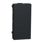 Schneider Electric - Reconditionné - Unica - obturateur - 1 module - Anthracite - mécanisme seul