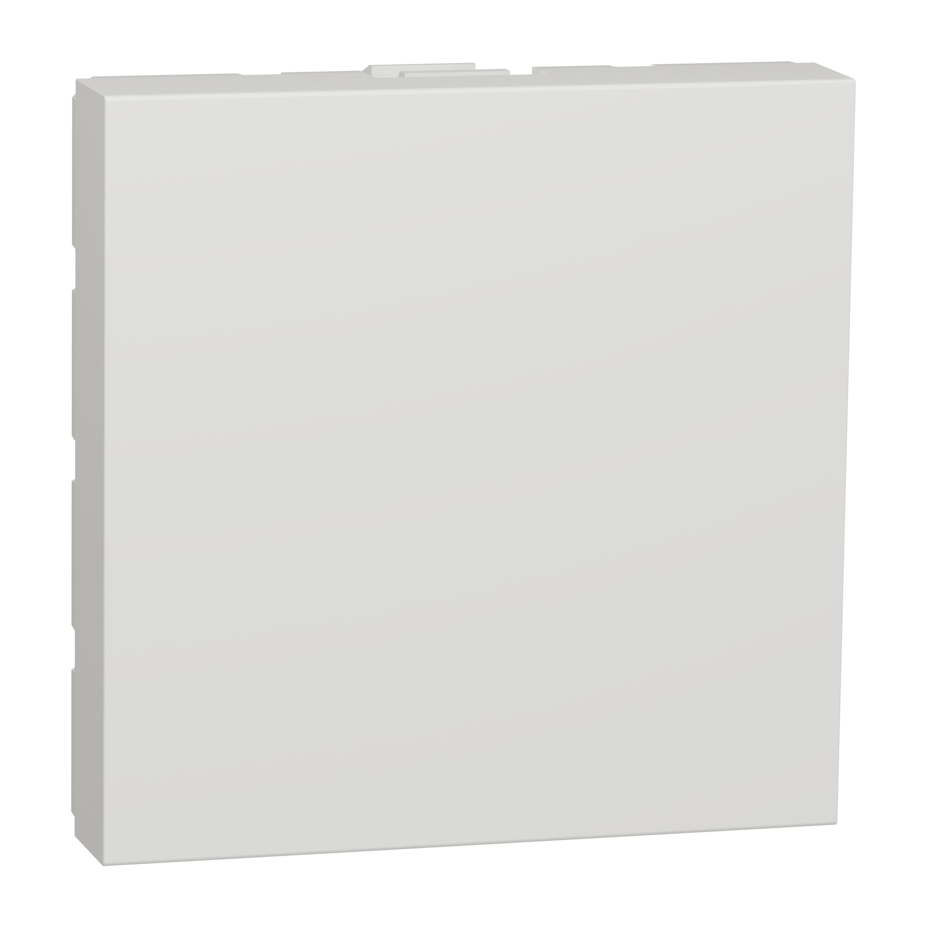 Schneider Electric - Reconditionné - Unica - obturateur - 2 modules - Blanc - mécanisme seul