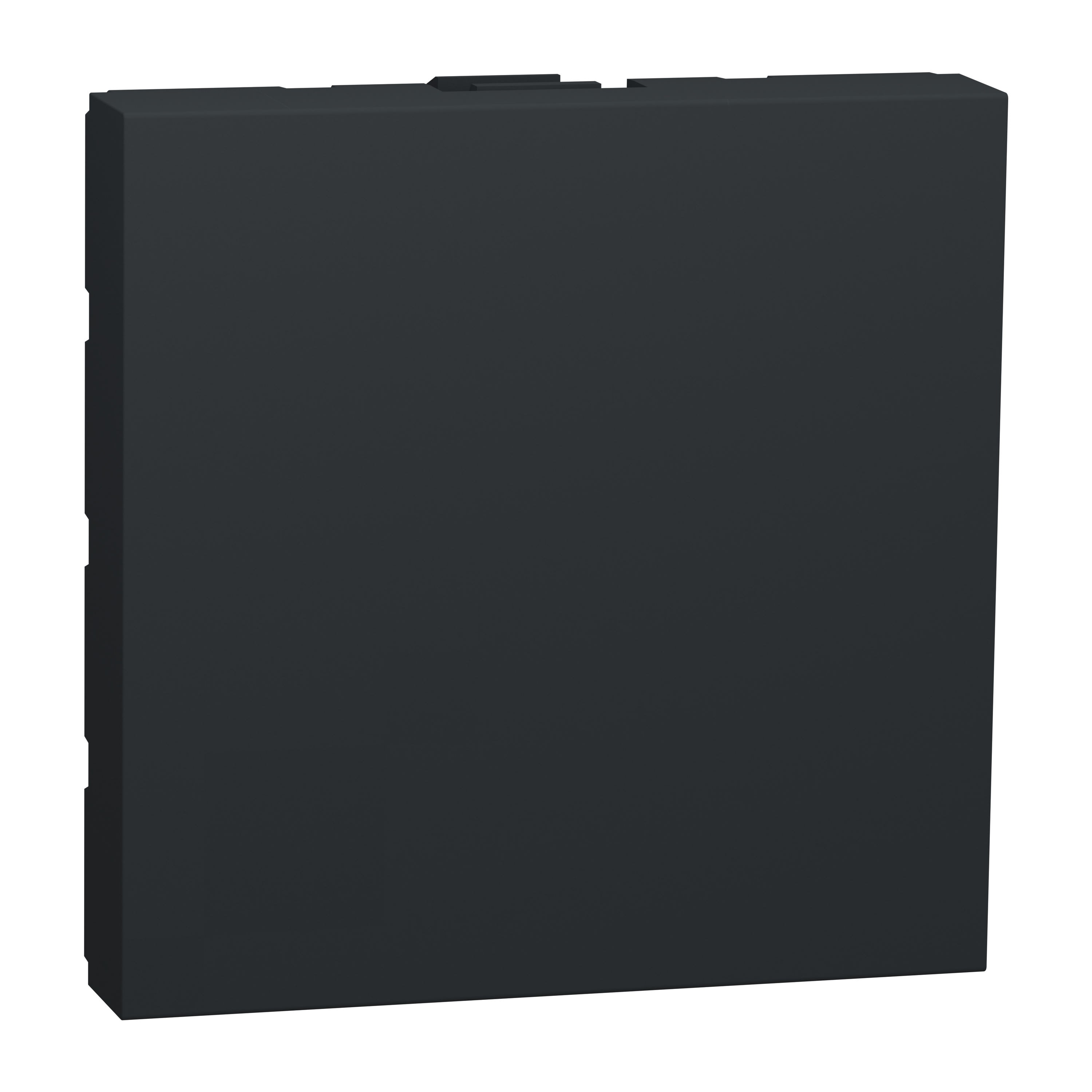 Schneider Electric - Reconditionné - Unica - obturateur - 2 modules - Anthracite - mécanisme seul