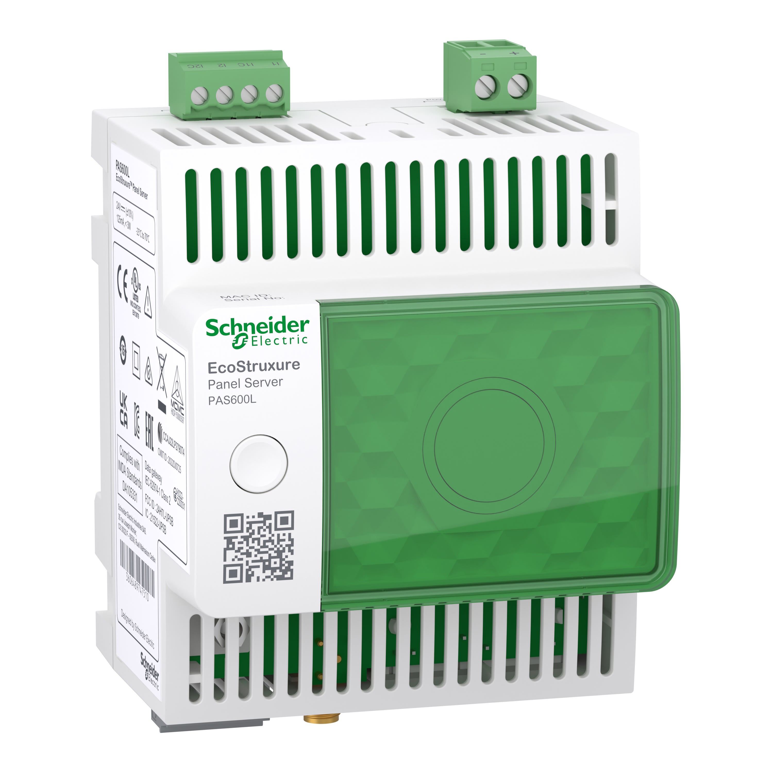Schneider Electric - Reconditionné - EnerlinX - EcoStruxure Panel Server Universel - alim 24VDC