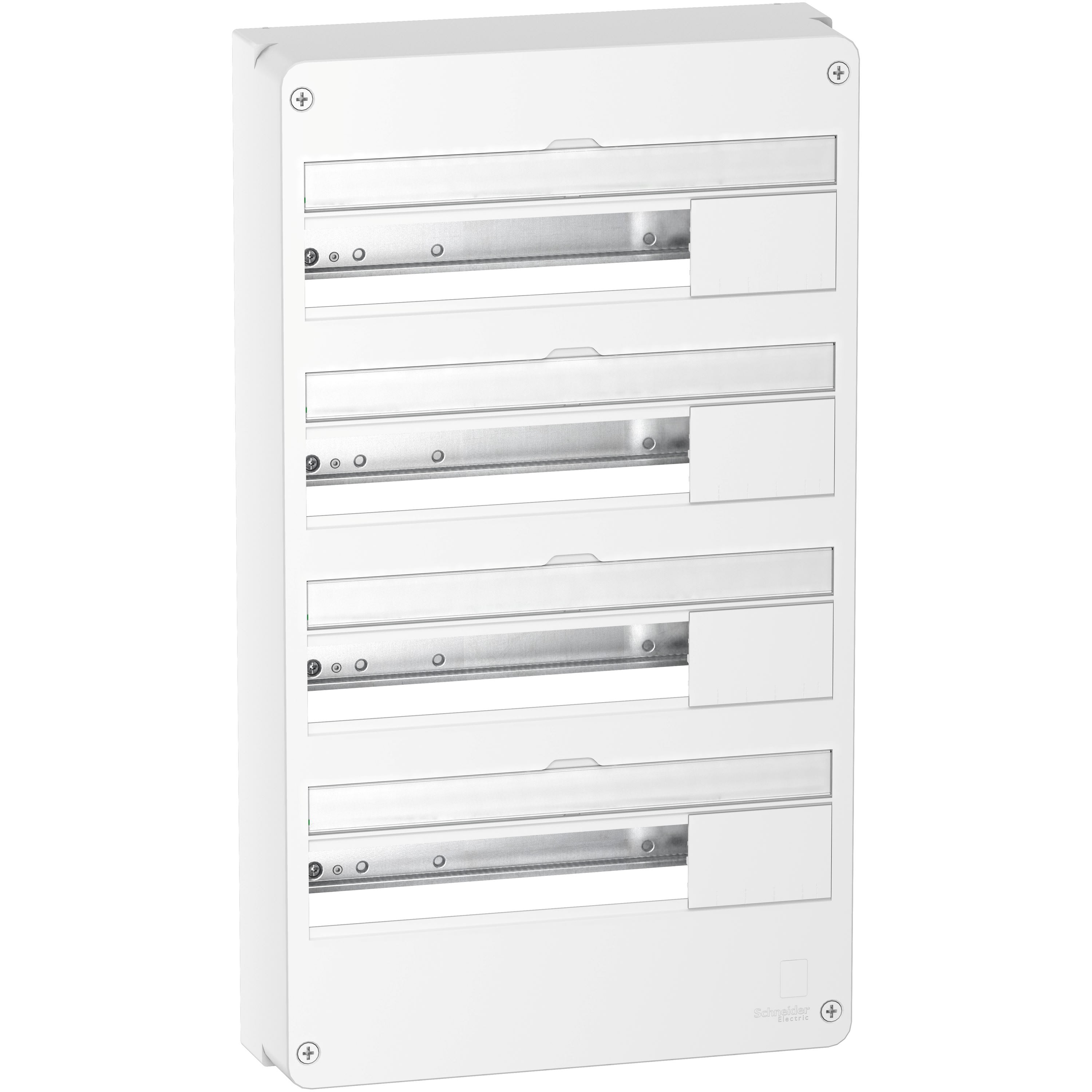 Schneider Electric - Reconditionné - Resi9 - Coffret en saillie Blanc - 4 rangées de 18 modules