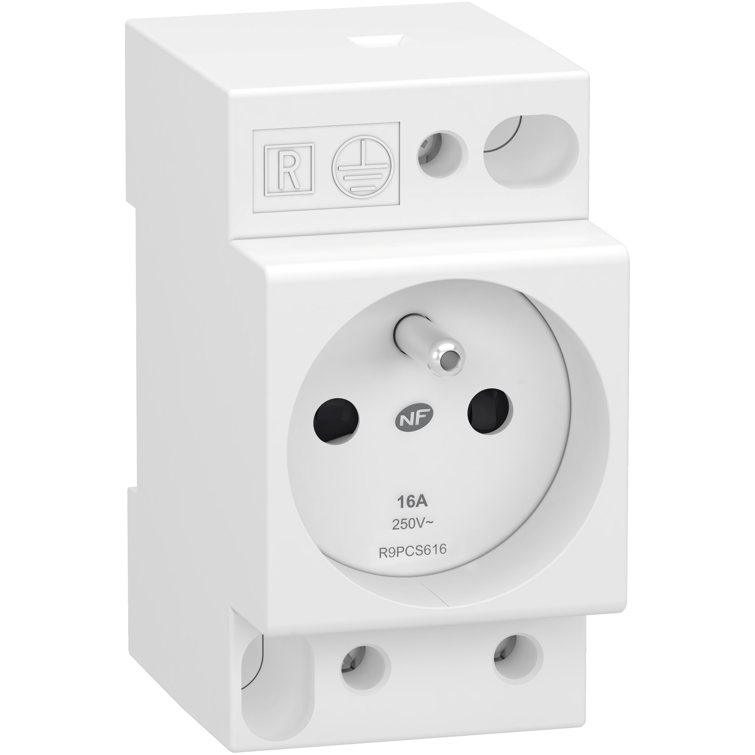Schneider Electric - Reconditionné - Resi9 - prise de courant - 2P+T - 250V - 16A