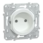 Schneider Electric - Reconditionné - Ovalis - prise de courant à puits 2P 16A - bornes vis - Blanc