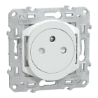 Schneider Electric - Reconditionné - Ovalis - prise 2P+T 16A affl bornes auto -Blanc- Griffes montées