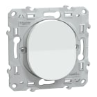 Schneider Electric - Reconditionné - Ovalis - bouton poussoir à fermeture - 10A Blanc