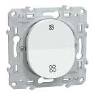 Schneider Electric - Reconditionné - Ovalis - poussoir VMC - sans arrêt - Blanc