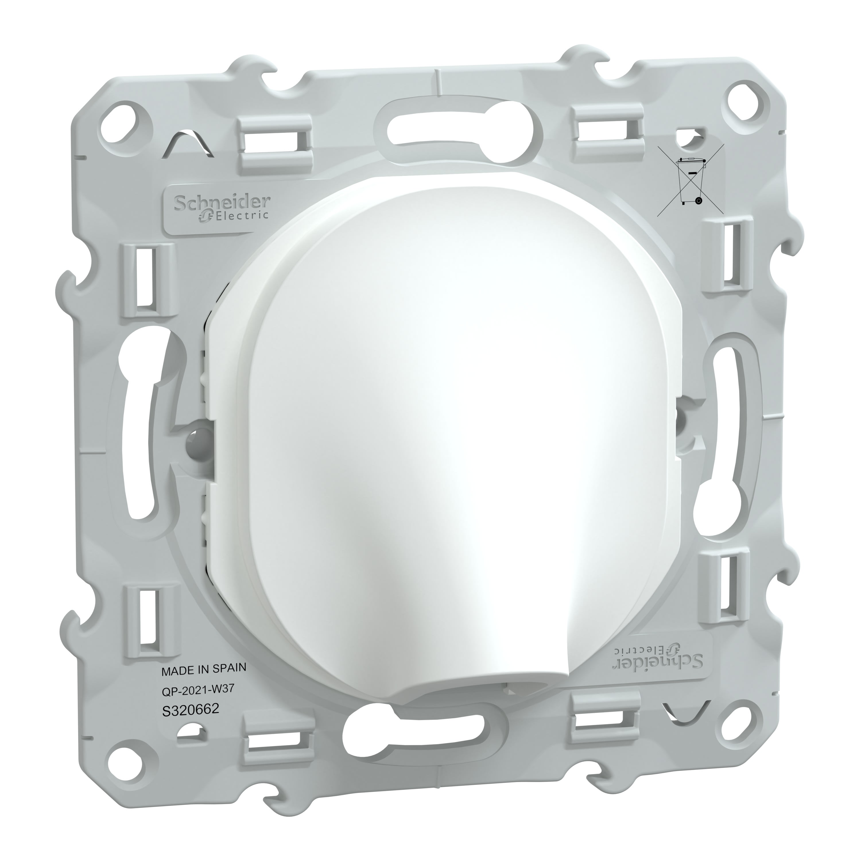 Schneider Electric - Reconditionné - Ovalis - sortie de câble - 16A - Ø6..12mm - Blanc