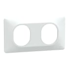 Schneider Electric - Reconditionné - Ovalis- Lot de 180 plaques- 2 postes horiz- finition blc S320704