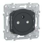 Schneider Electric - Reconditionné - Ovalis - prise 2P+T 16A affleurante - bornes auto - Anthracite