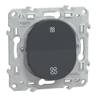 Schneider Electric - Reconditionné - Ovalis - poussoir VMC - sans arrêt - Anthracite