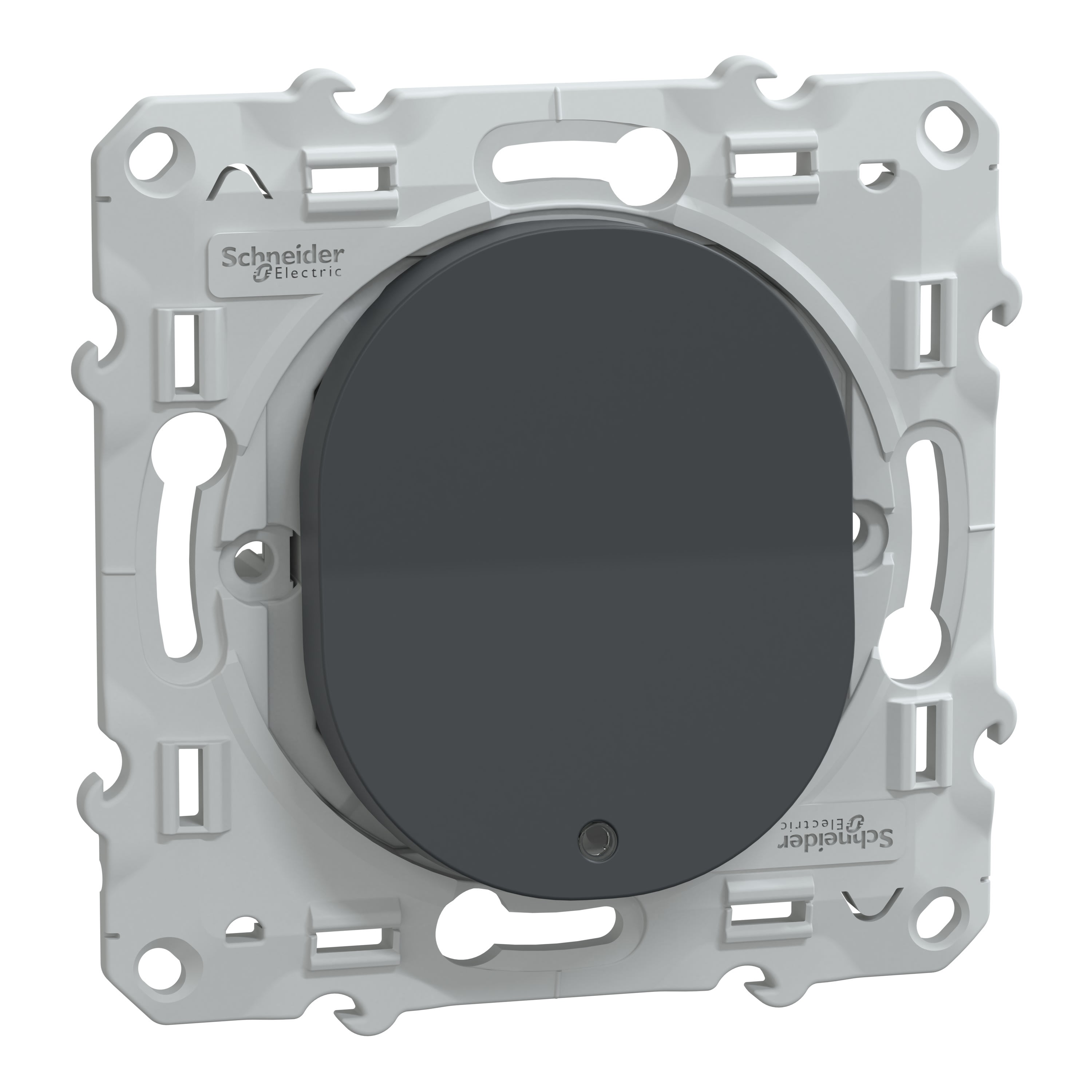 Schneider Electric - Reconditionné - Ovalis - va et vient - 10AX - lumineux ou témoin - Anthracite