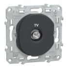 Schneider Electric - Reconditionné - Ovalis - prise TV simple - Anthracite