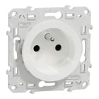 Schneider Electric - Reconditionné - Odace - prise 2P+T - blanc - 4 connexions rapides par pôle