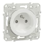 Schneider Electric - Reconditionné - Odace prise de courant 2P+T - blanc - à puits